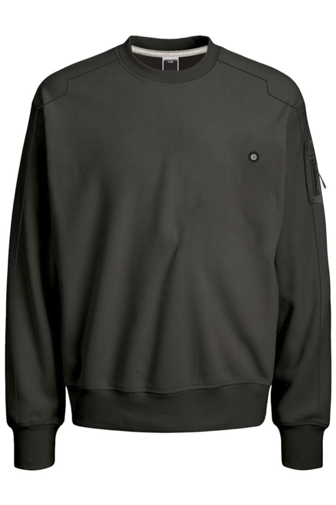 Jack & Jones groene heren trui | Vooraanzicht