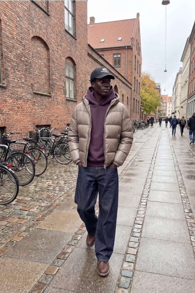 Jack & Jones bordeaux heren sweater | Sfeerbeeld, In situatie
