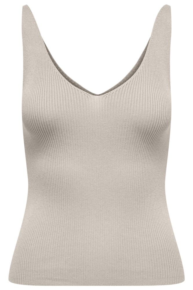 Jacqueline de Yong beige dames top | Vooraanzicht