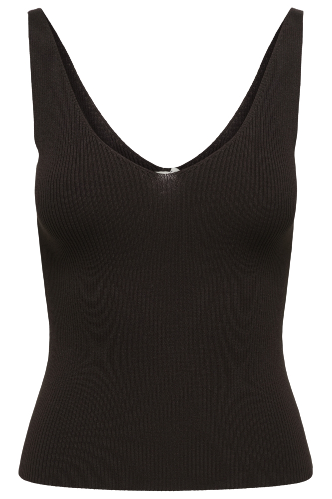 Jacqueline de Yong bruine dames top | Vooraanzicht