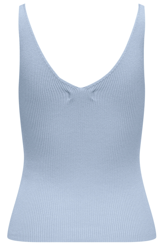Jacqueline de Yong blauwe dames top | Achteraanzicht