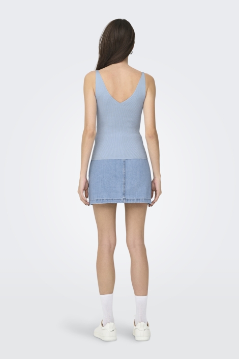 Jacqueline de Yong blauwe dames top | Model