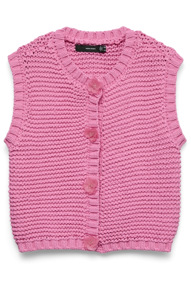 Vero Moda roze dames gilet | Vooraanzicht