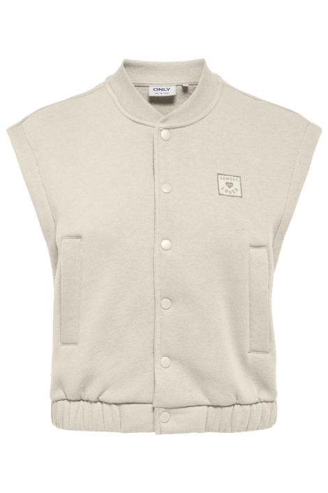 Only beige dames gilet | Vooraanzicht