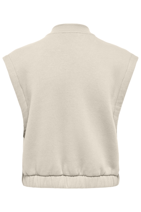 Only beige dames gilet | Achteraanzicht