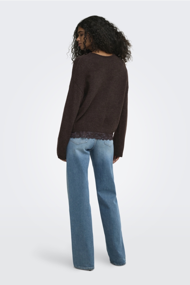 Only bruine dames trui | Model