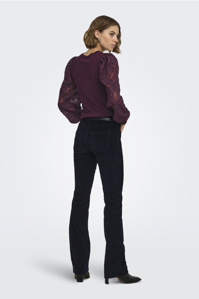 Only bordeaux dames trui | Model