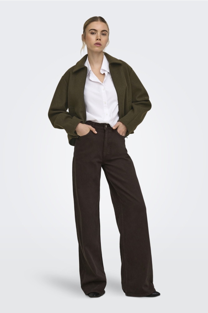 Only groene dames jas | Model