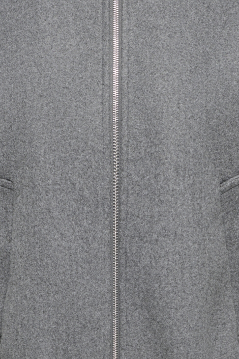 Only grijze dames jas | Kleurstaal