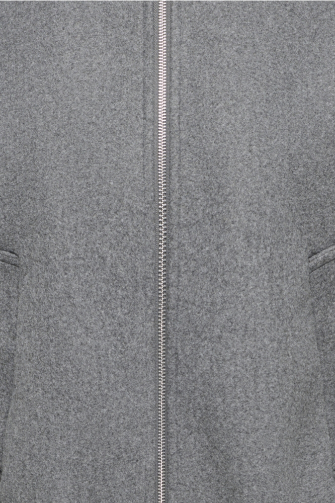 Only grijze dames jas | Kleurstaal