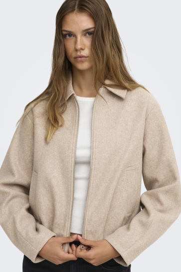 Only Jas ONLTRISH BOMBER BF OTW 15382201 Fungi/Melange