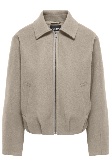 Only taupe dames jas | Vooraanzicht
