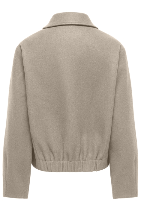 Only taupe dames jas | Achteraanzicht