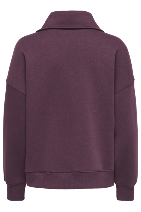 Only bordeaux dames sweater | Achteraanzicht