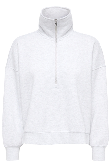 Only Trui ONLLESURE L/S HALF ZIP RS SWT 15383670 Light Grey Melange