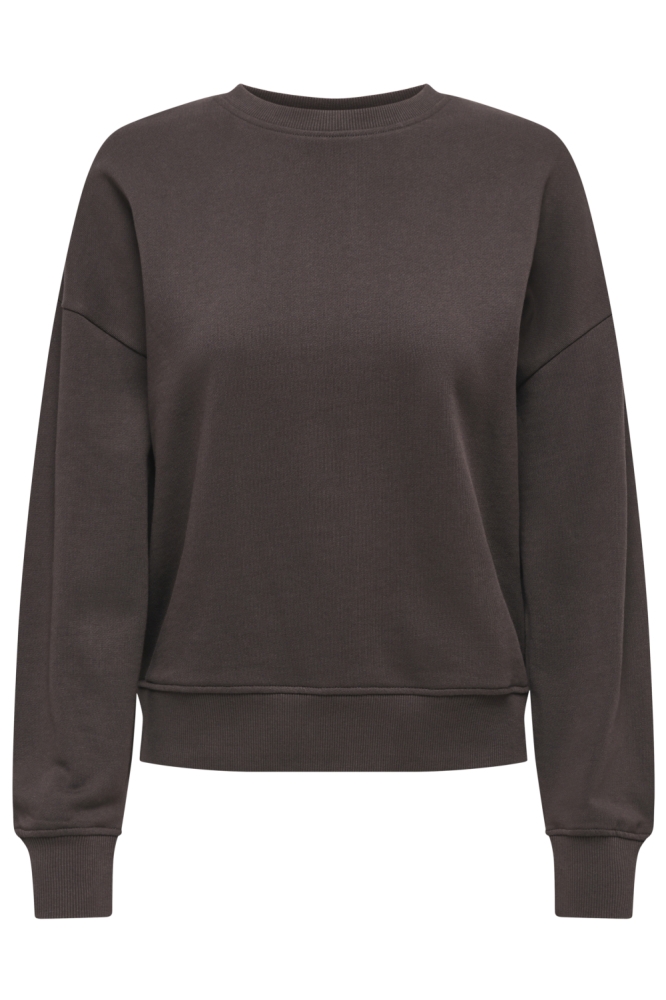 Only bruine dames sweater | Vooraanzicht