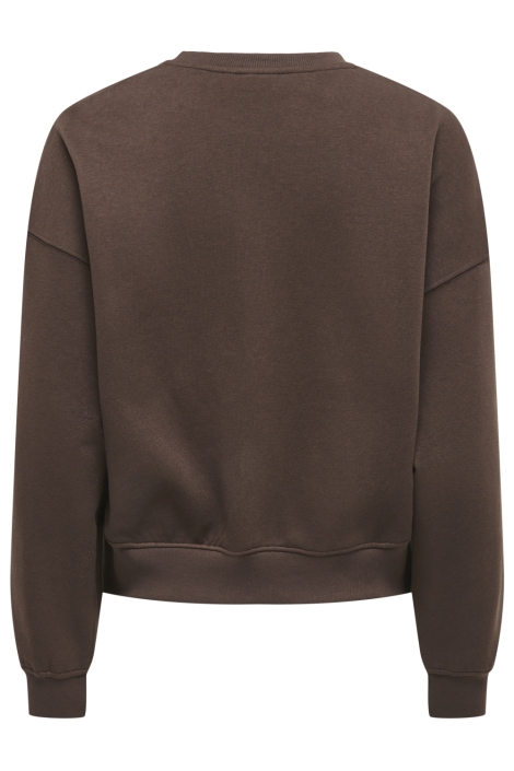 Only bruine dames sweater | Achteraanzicht