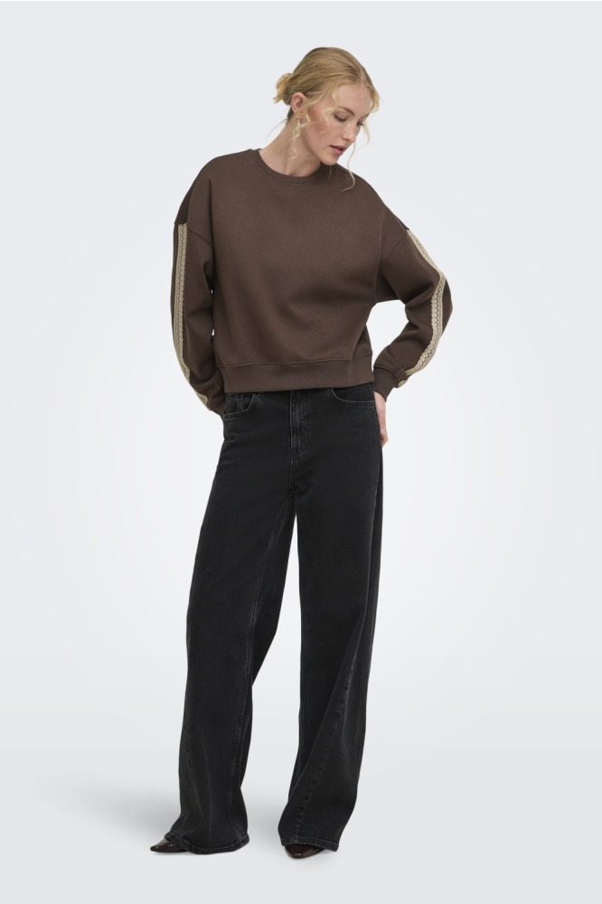 Only bruine dames sweater | Model