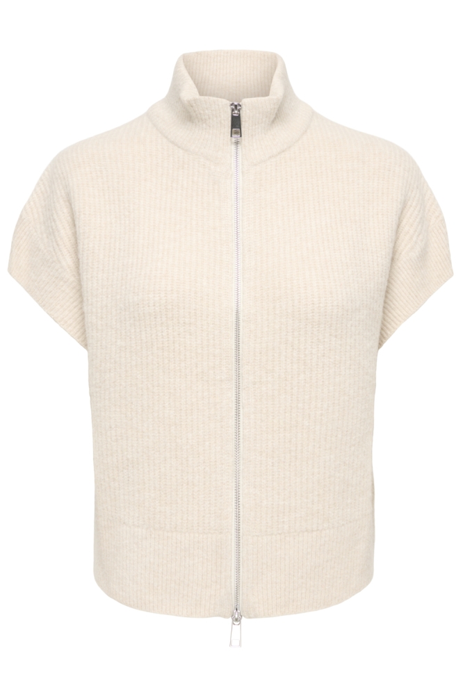 Only beige dames gilet | Vooraanzicht