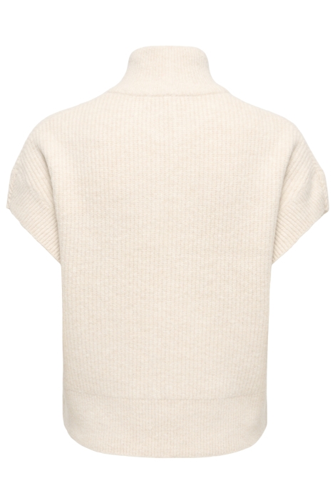 Only beige dames gilet | Achteraanzicht