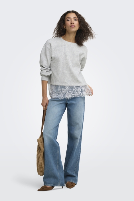 Only grijze dames sweater | 