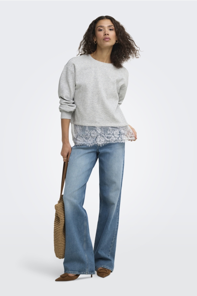 Only grijze dames sweater | 