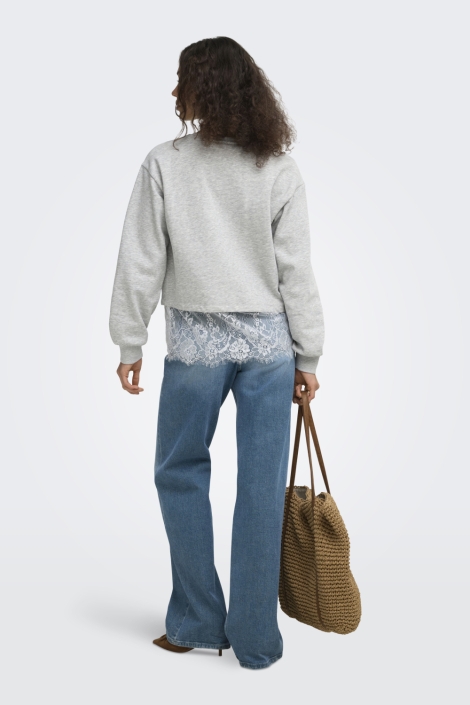 Only grijze dames sweater | 