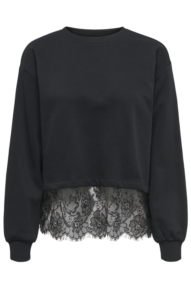 Only zwarte dames sweater | Vooraanzicht