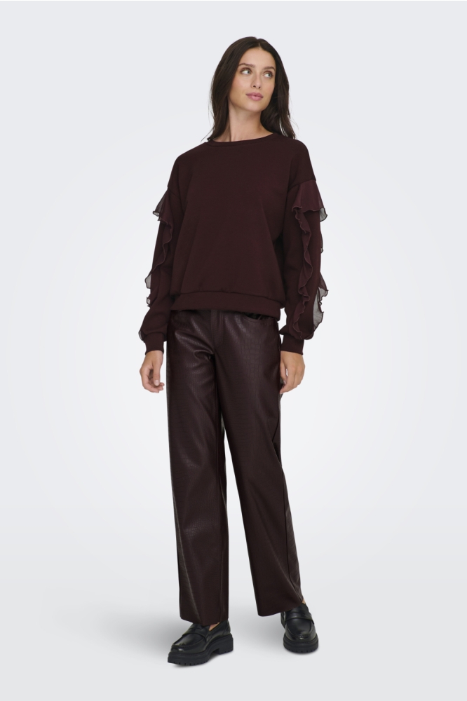Only bruine dames sweater | Model