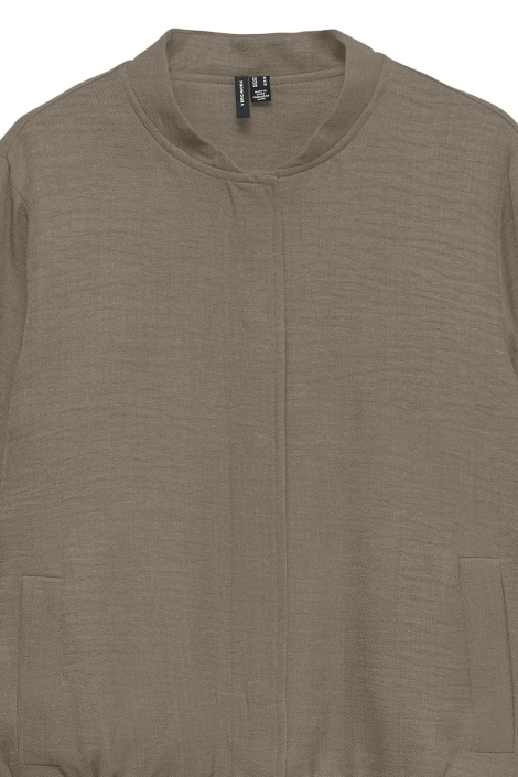 Vero Moda camel dames jas | Close up