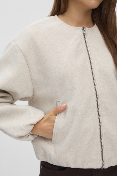 Vero Moda beige dames jas | Close up