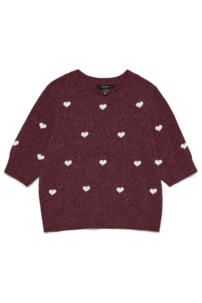 Vero Moda bordeaux dames trui | Vooraanzicht
