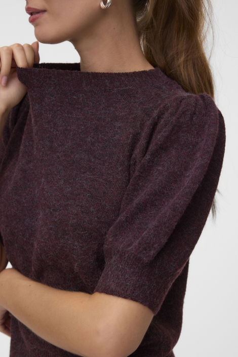 Vero Moda bordeaux dames trui | Close up