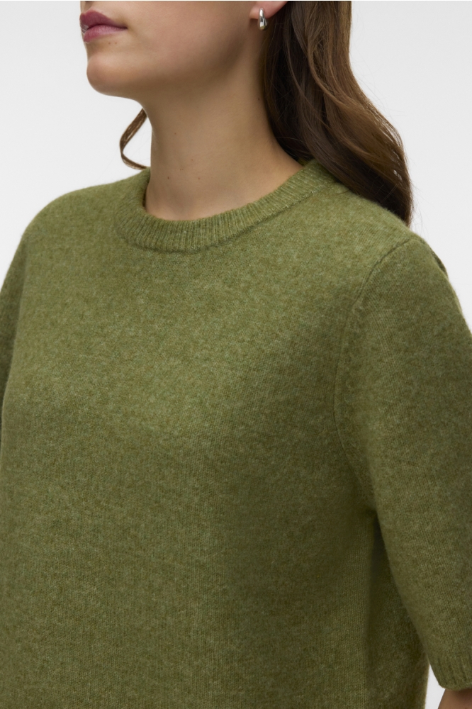 Vero Moda groene dames trui | Close up