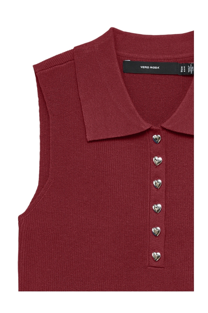 Vero Moda rode dames top | Close up