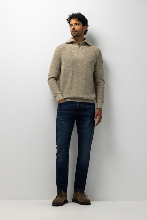 State of Art taupe heren trui | Model