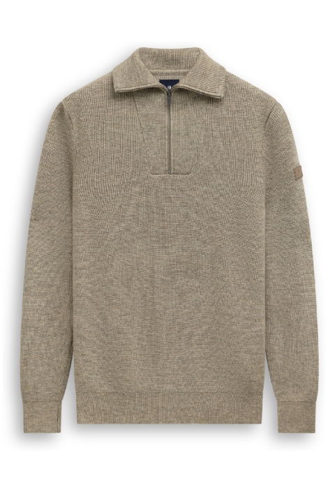 State of Art taupe heren trui | Vooraanzicht