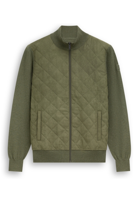 State of Art groene heren vest | Vooraanzicht