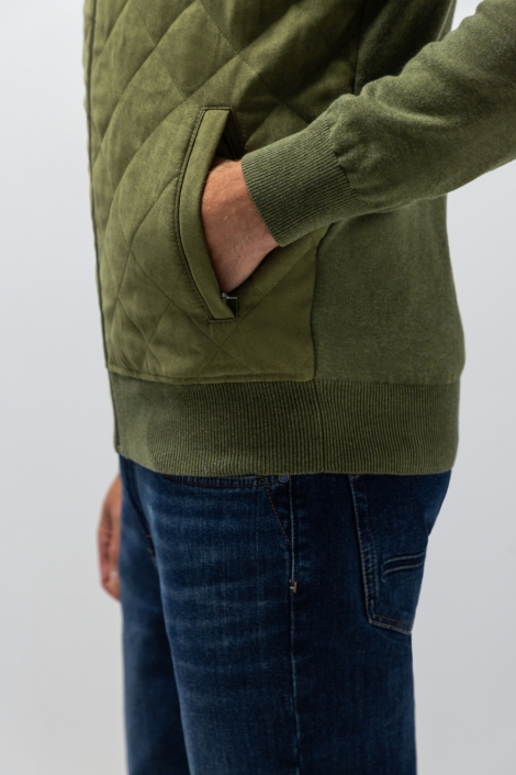 State of Art groene heren vest | Kleurstaal