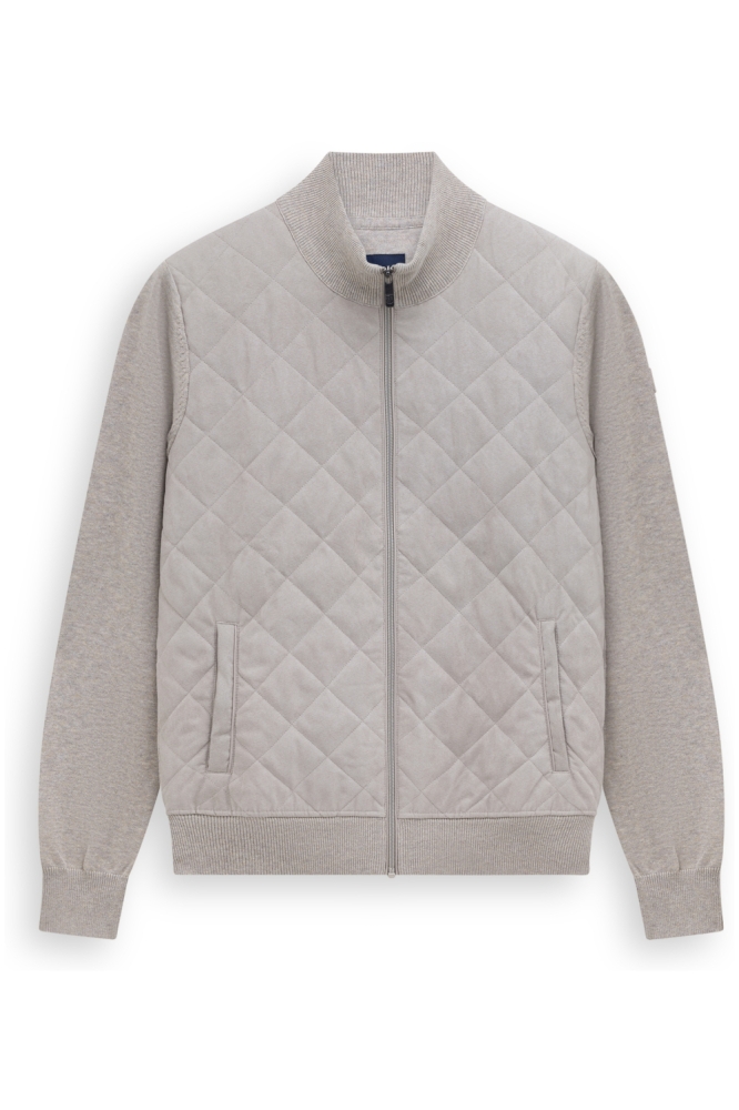 State of Art taupe heren vest | Vooraanzicht