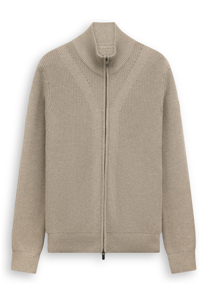 State of Art taupe heren vest | Vooraanzicht