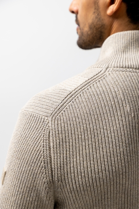 State of Art taupe heren vest | Kleurstaal