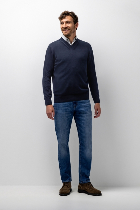 State of Art blauwe heren trui | Model