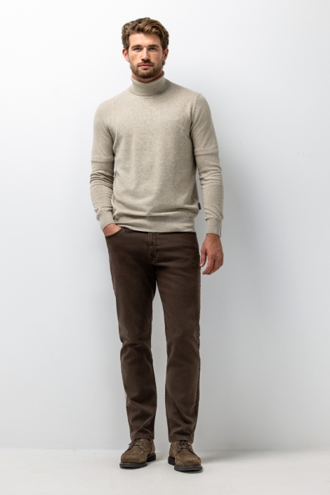 State of Art taupe heren trui | Model