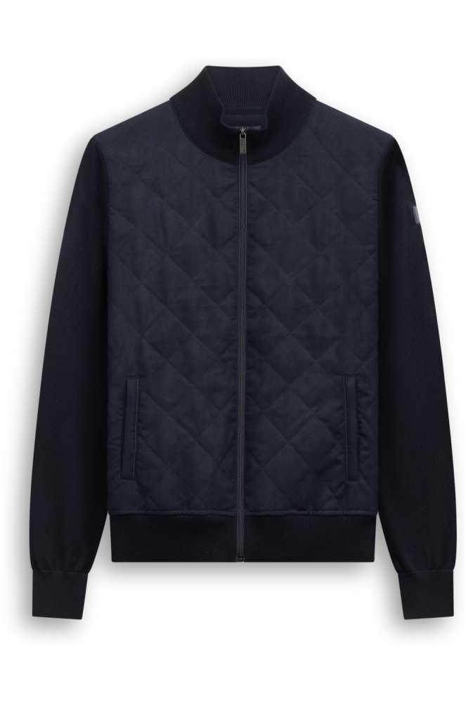 State of Art blauwe heren vest | Vooraanzicht