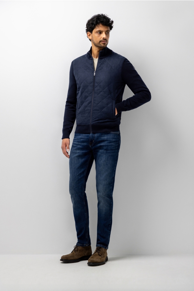 State of Art blauwe heren vest | Model