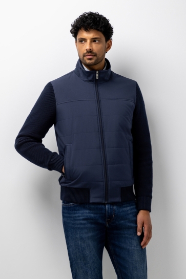 State of Art Vest VEST MET SUEDELOOK VOORZIJDE 16126070 DONKERBLAUW UNI 
