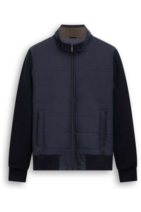 State of Art blauwe heren vest | Vooraanzicht