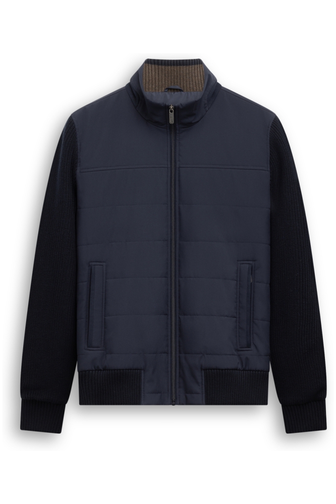 State of Art blauwe heren vest | Vooraanzicht
