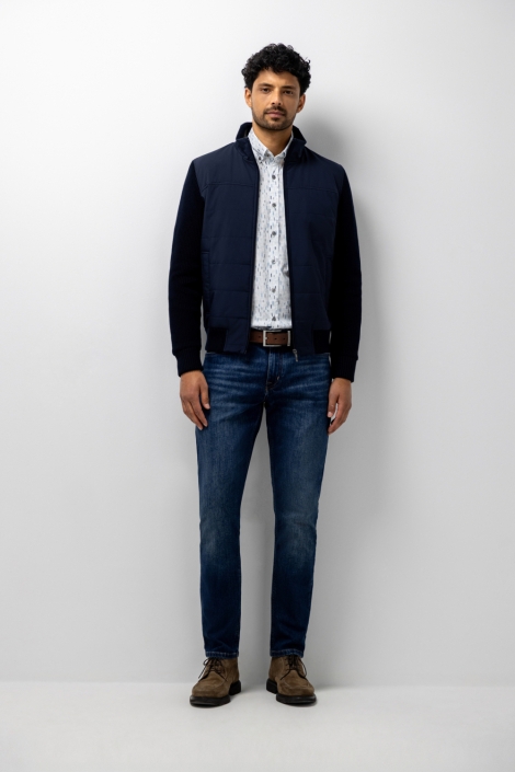 State of Art blauwe heren vest | Model